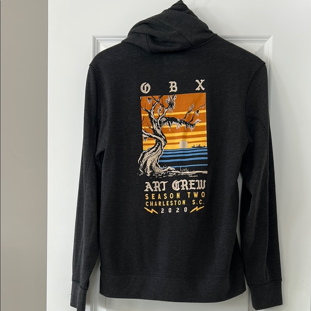Netflix's Outer BanksTV Series Full Zip Hoodie Sweatshirt Art Crew Sz S Men's
